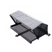 Столик с тентом и креплением к платформе Flagman side tray with tent 670x510mm D36mm