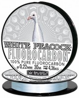 Леска BALSAX "White Peacock Fluorocarbon" 30м 0,22 (4,36кг)