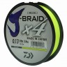 Леска плетеная DAIWA "J-Braid X4" 0,13мм 135 (желтая) - 