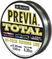 Леска BALSAX "Previa Total" 100м 0,20 (4,3кг)